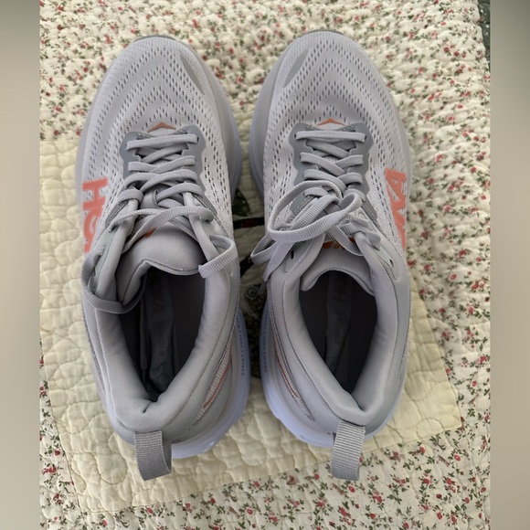 Hoka Women's Bondi 8 Harbor Mist/Lunar Rock - Picture 5 of 11